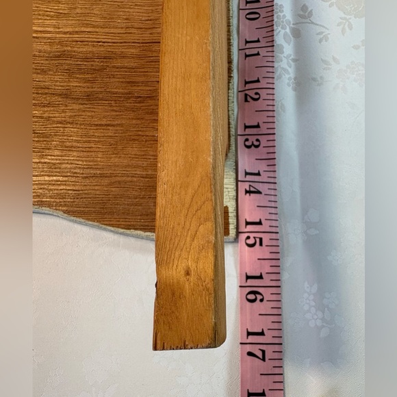 Christmas Decor: Vintage, Wood, Hand-Painted Old-Timey Sled, Cheerful Teddy Bear - Picture 4 of 6